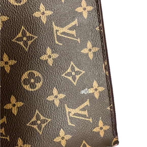 Authentic Louis Vuitton Monogram wristlet!  Great condition. Small spot on side. - Picture 7 of 14